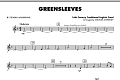 Greensleeves - Bb Tenor Saxophone