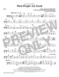 Most People Are Good  (arr. Ed Lojeski) - Bass