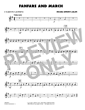 Fanfare And March - Eb Baritone Saxophone