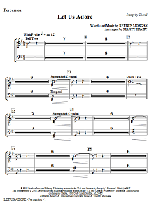 Let Us Adore - Percussion 1 & 2 