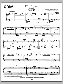 Bagatelle, Fur Elise, Woo 59 