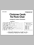Christmas Carols For Flute Choir/Cond Score - Flute 1