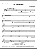 He Is Wonderful - Bass Clar. (Double Bass sub.)