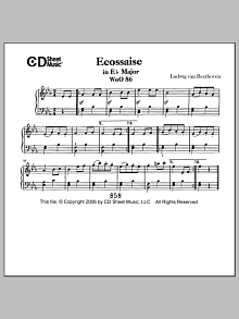 Minuet In E-flat Major, Woo 82 