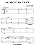 Ballade No. 1 In G Minor [Jazz version] (arr. Phillip Keveren)
