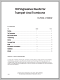 10 Progressive Duets For Trumpet And Trombone