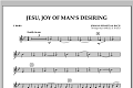 Jesu, Joy Of Man's Desiring - F Horn