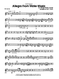Allegro From Water Music - Bb Clarinet