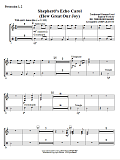 Shepherd's Echo Carol (How Great Our Joy) - Percussion 1 & 2