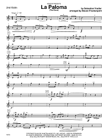 La Paloma (The Dove) - 2nd Violin 