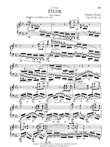 Etude in C Minor, Op. 10, No. 12 