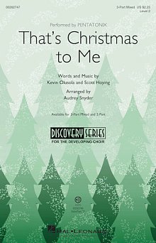 That's Christmas To Me (arr. Audrey Snyder) 