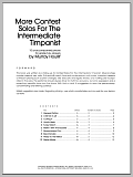 More Contest Solos For The Intermediate Timpanist