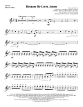Because He Lives, Amen - Clarinet (sub Viola)