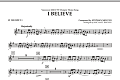 I Believe (Vancouver 2010 CTV Olympic Theme Song) - Bb Trumpet 3