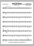 Minute Waltz (Valse Op. 64, No. 1) - Bb Bass Clarinet