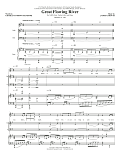 Great Flowing River (for SATB) - Full Score