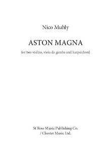 Aston Magna - Score & Parts 