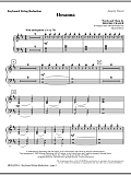 Hosanna - Keyboard String Reduction
