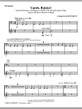 Carols, Rejoice! (Medley) - Percussion