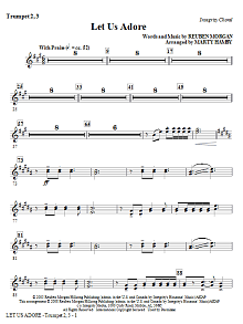 Let Us Adore - Bb Trumpet 2,3 