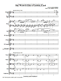 Thy Word Is Like A Garden, Lord - Full Score