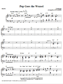 Pop Goes The Weasel - Piano 