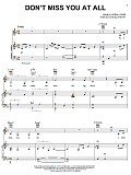 Don't Miss You At All