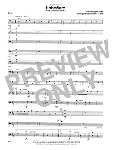 Habanera (from Carmen Suite #2) - Cello 