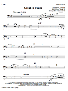 Great In Power - Cello 