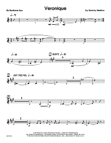 Veronique - Eb Baritone Saxophone 
