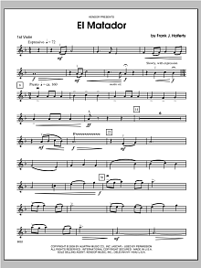 El Matador - Violin 1 