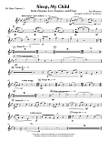Sleep, My Child (from Paradise Lost: Shadows and Wings) - Bb Bass Clarinet 1