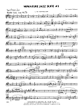 Miniature Jazz Suite #3 - 2nd Eb Alto Saxophone