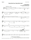 Sleep Little Lion, Sleep Little Lamb - Violin 2