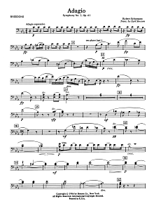 Adagio Symphony No. 2, Op. 61 - Bassoon 