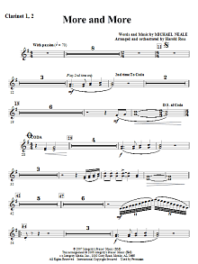 More And More - Bb Clarinet 1,2 