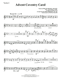 Advent Coventry Carol - Violin 2
