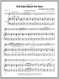 First Solo Album For Horn - Piano