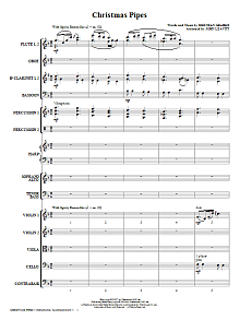 Christmas Pipes - Full Score 