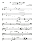 It's Morning; Alleluia! - Flute