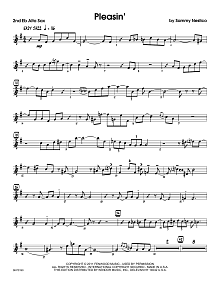 Pleasin' - 2nd Eb Alto Saxophone 