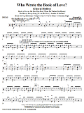 Who Wrote The Book Of Love? (Choral Medley) - Drums