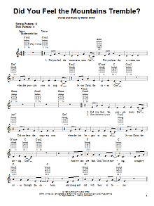 Did You Feel The Mountains Tremble? 