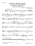 Silence, Frost & Snow (A Winter Triptych) - Clarinet