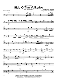 Ride Of The Valkyries From Die Walkure - 2nd Baritone B.C. 