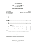 In Peace They Will Live (A Cherokee Hymn)