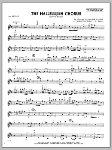 Hallelujah Chorus, The - 1st Violin 