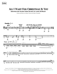 All I Want For Christmas Is You - Cello 