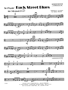 Back Street Blues - 3rd Bb Trumpet 